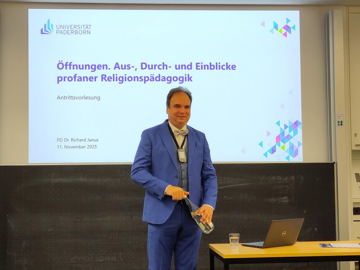 Antrittsvorlesung von PD Dr. Richard Janus